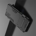 Защитный усиленный гибридный чехол противоударный с подставкой для OPPO A52 / A72 / Oppo A72 Черный