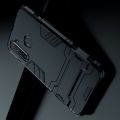 Защитный усиленный гибридный чехол противоударный с подставкой для OPPO Realme 5 Pro Черный