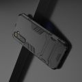 Защитный усиленный гибридный чехол противоударный с подставкой для Realme 6 Черный
