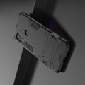 Защитный усиленный гибридный чехол противоударный с подставкой для Samsung Galaxy A11 Черный