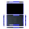 Защитный усиленный гибридный чехол противоударный с подставкой для Samsung Galaxy Tab S6 SM-T865 SM-T860 Фиолетовый