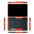 Защитный усиленный гибридный чехол противоударный с подставкой для Samsung Galaxy Tab S6 SM-T865 SM-T860 Оранжевый