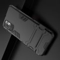 Защитный усиленный гибридный чехол противоударный с подставкой для Xiaomi Redmi Note 10T / POCO M3 PRO Черный