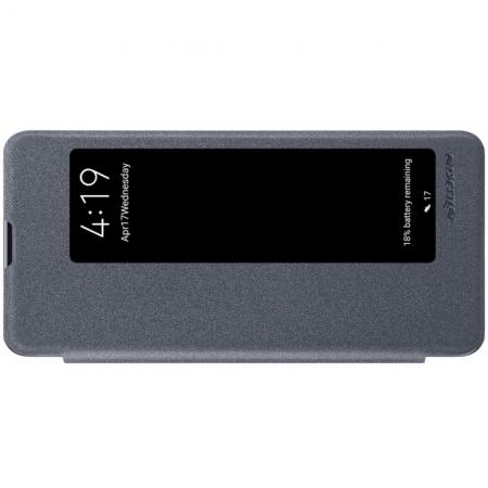 Тонкий Флип NILLKIN Sparkle Горизонтальный Боковой Чехол Книжка для Huawei P30 Pro Серый