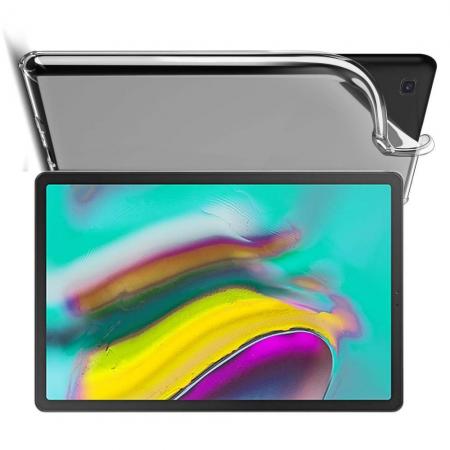 Тонкий TPU Бампер Силиконовый Чехол для Samsung Galaxy Tab S5e SM-T720 SM-T725	 Прозрачный