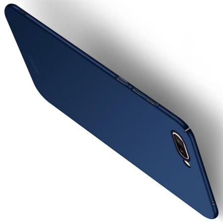 Ультратонкий Матовый Кейс Пластиковый Накладка Чехол для Huawei Honor 10 Синий