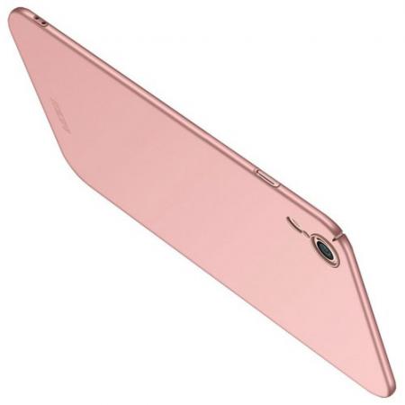 Ультратонкий Матовый Кейс Пластиковый Накладка Чехол для iPhone XR Розовое Золото