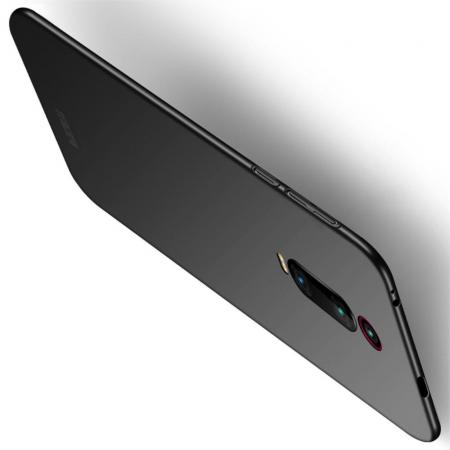 Ультратонкий Матовый Кейс Пластиковый Накладка Чехол для Xiaomi Mi 9T Черный