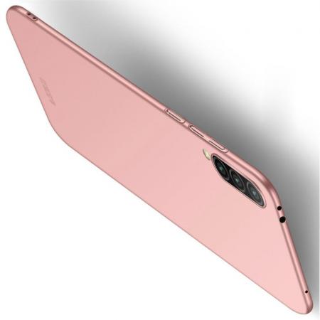 Ультратонкий Матовый Кейс Пластиковый Накладка Чехол для Xiaomi Mi A3 Розовое Золото
