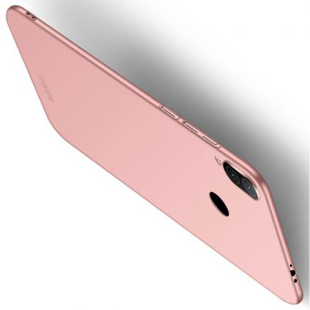 Ультратонкий Матовый Кейс Пластиковый Накладка Чехол для Xiaomi Redmi 7 Розовое Золото